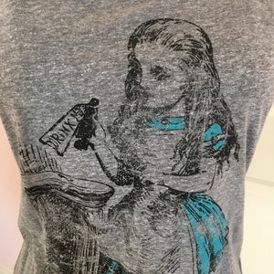 Retro Alice in Wonderland t shirt, NWOT